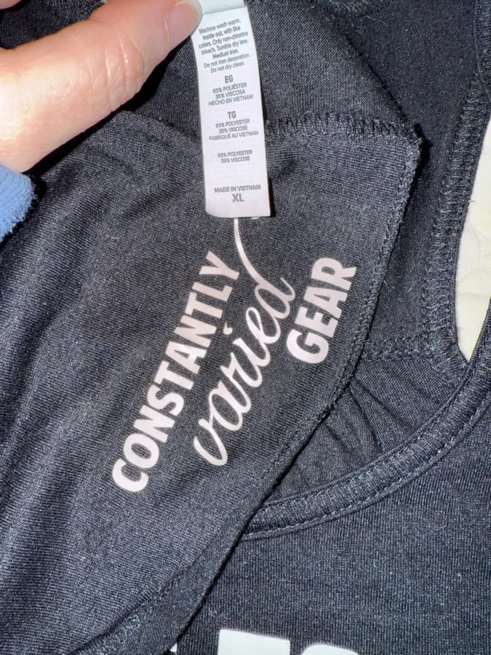 CVG Black Tank size XL - Picture 2 of 4
